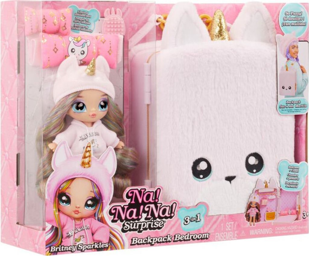 MGA Na! Na! Na! Surprise 3 in 1 Back Pack Play Set Britney Obrázek produktu 10