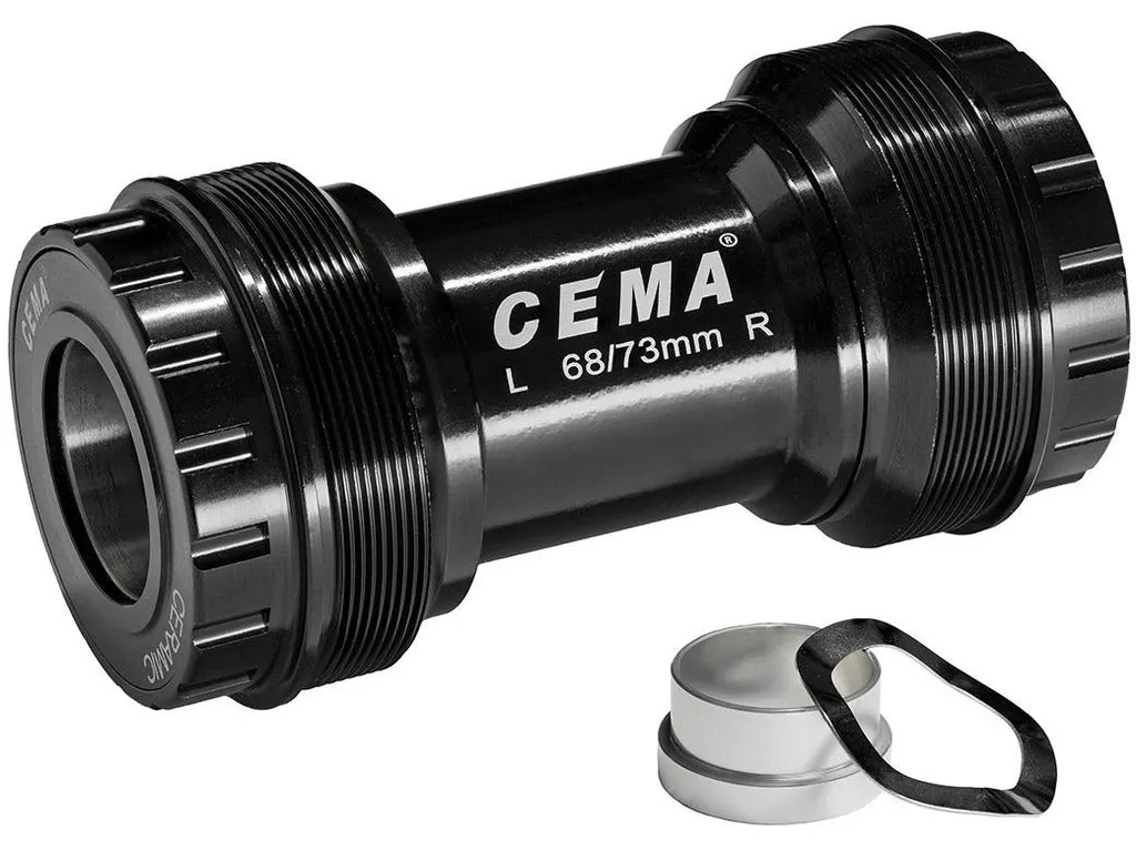 Cema T47 Boîtier de Pédalier Céramique pour Pédalier SRAM GXP Noir
