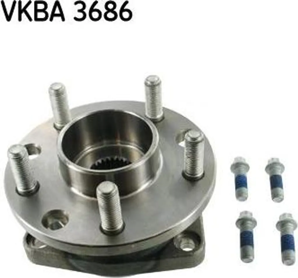 Roulement de Roue Arrière SKF VKBA 3686 Kit Complet pour Modèle X-Type