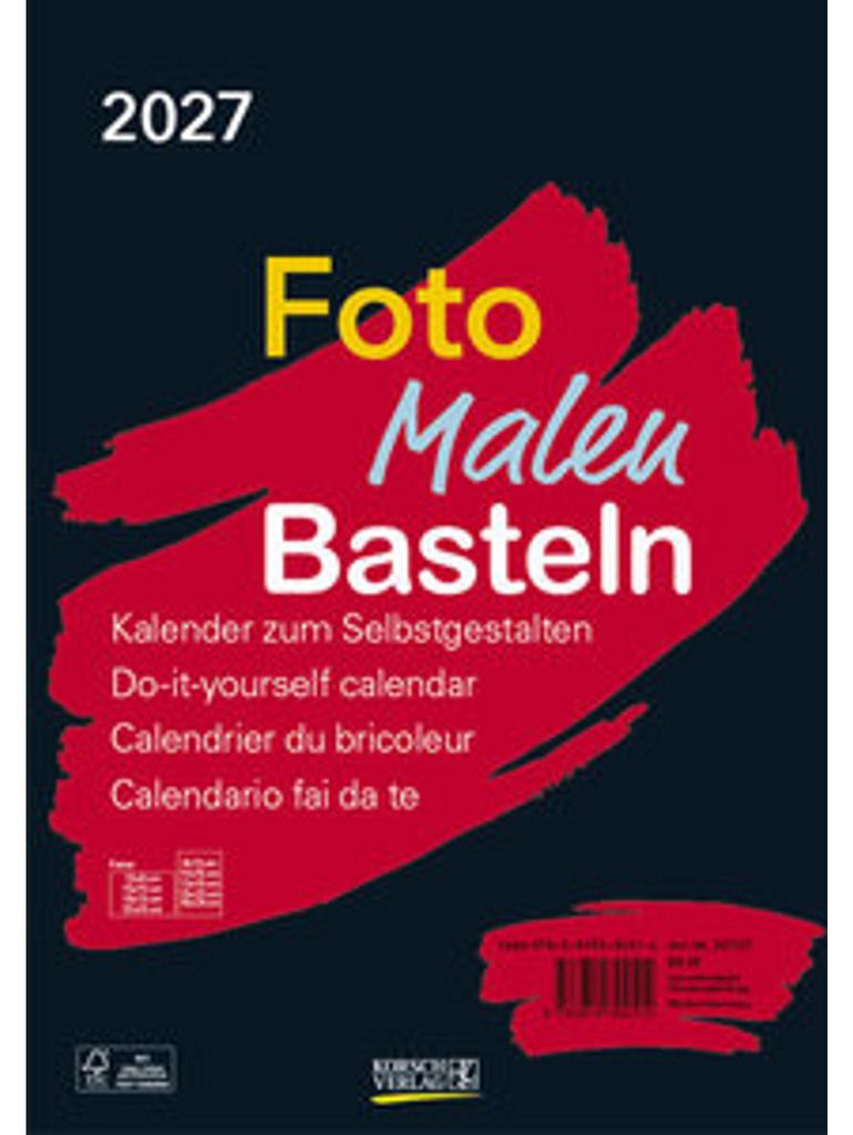 Fotografie, malování, tvoření – kalendář na tvoření, formát Obrázek produktu 