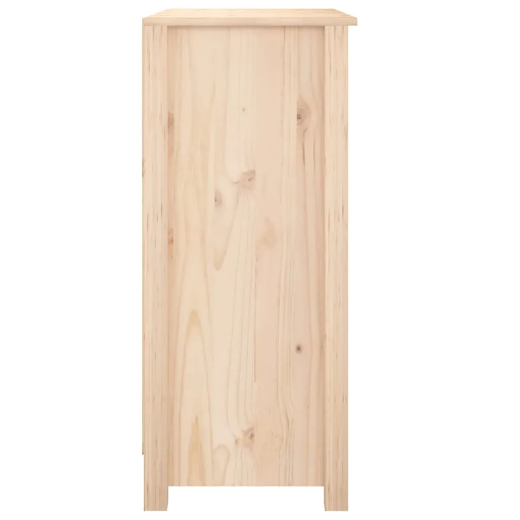 Madia in Pino Massiccio vidaXL 70x35x80 cm - Mobile Salvaspazio - 5