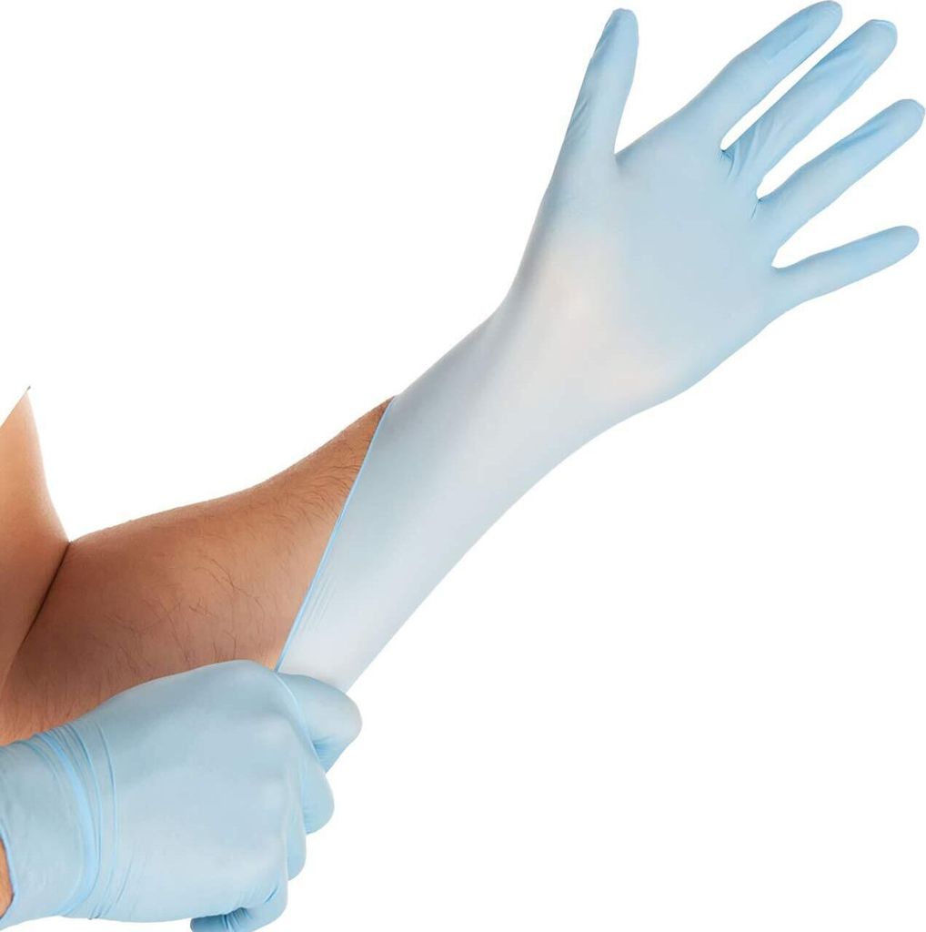 HYGOSTAR Nitril-Handschuh "SAFE SUPER STRETCH" L blau 100 Stück