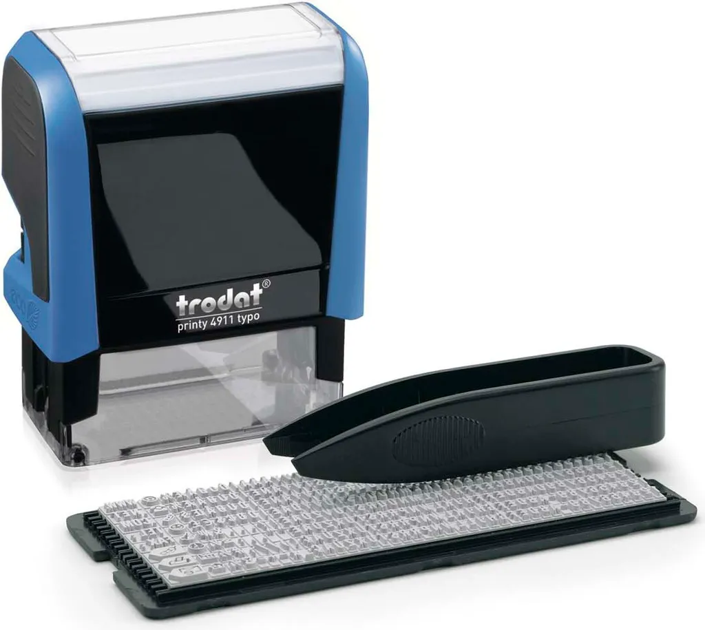 trodat 4911 TYPO trodat timbro di testo automatico Typo Printy Set 4911, 3 righe