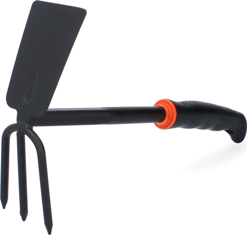 Häckchen Doppelseitige Gartenhacke Gartenwerkzeug Gartenpflege Edelstahl Schwarz