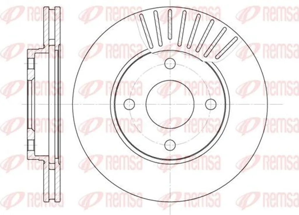 Disque de frein de rechange pour citadine Fusion et compacte Volvo C30