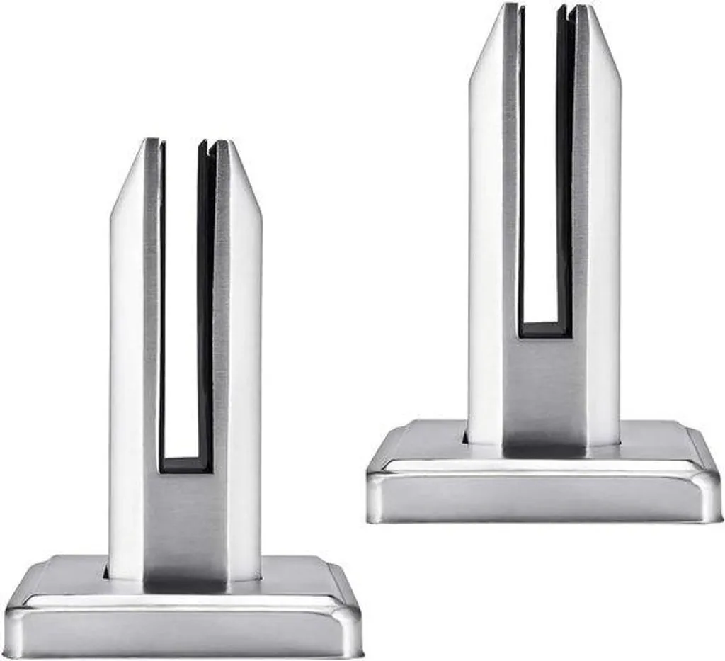 Attache en verre inox 304 anticorrosion pour rambarde extérieure