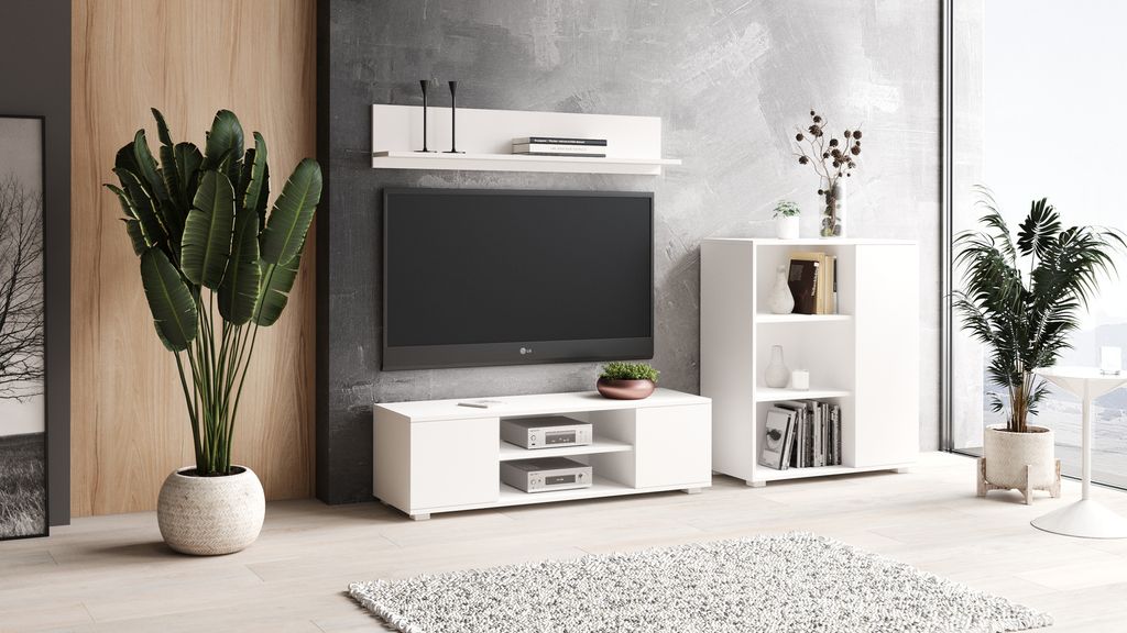 TV-Lowboard Focus, Stehendes Fernsehregal für das Wohnzimmer