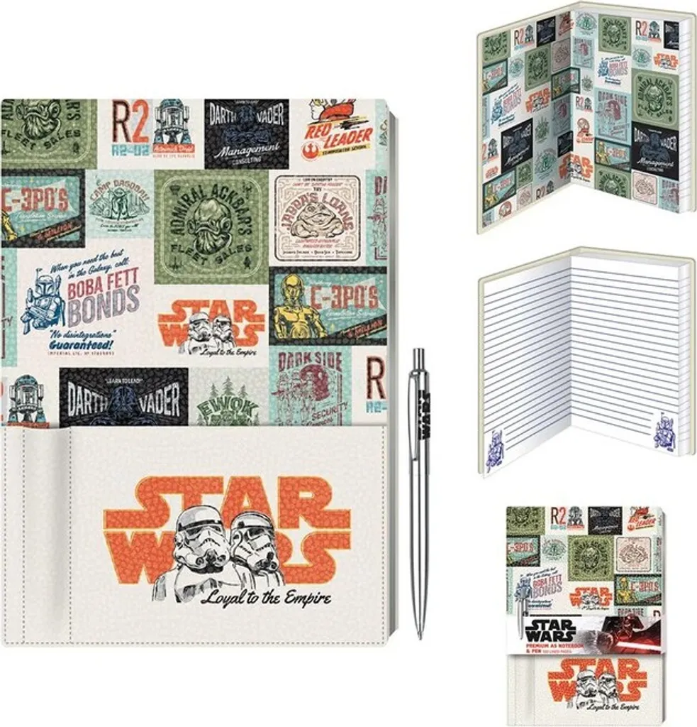 Set Star Wars A5 Loyal to the Empire: Taccuino + Penna per Dominatori