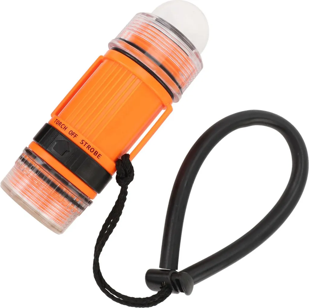 Lampe Torche de Signalisation Plongée à LED Orange - Étanche - 3