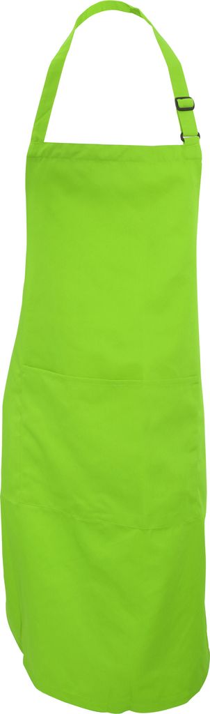 Dennys Unisex Latzschürze mit Tasche, für Erwachsene BC3473 (Einheitsgröße) (Helles Olivgrün)