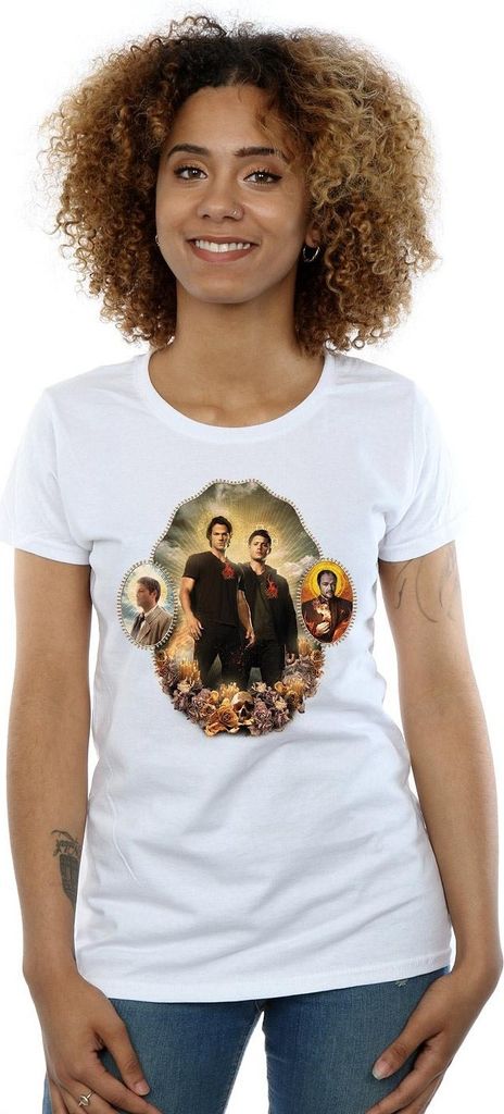 Supernatural - T-Shirt für Damen BI40543 (XL) (Schwarz)