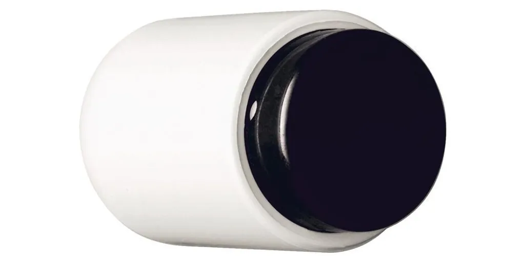 Butoir de porte mural long 90mm HEWI blanc pour bureaux et habitat