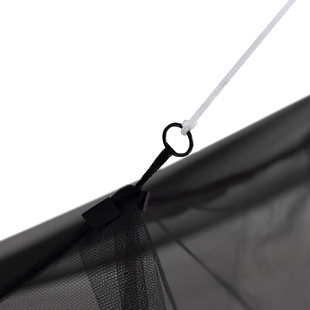 Moustiquaire XXL Noir 210x200 cm Attick pour Grand Lit de Couple