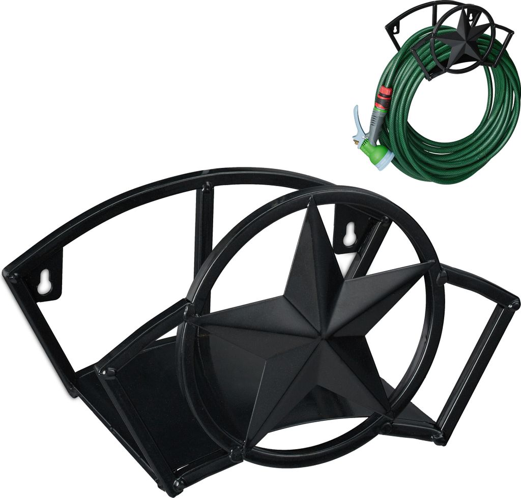 Support pour tuyau Relaxdays, pour tuyau de 45 m de 5/8", Image du produit 