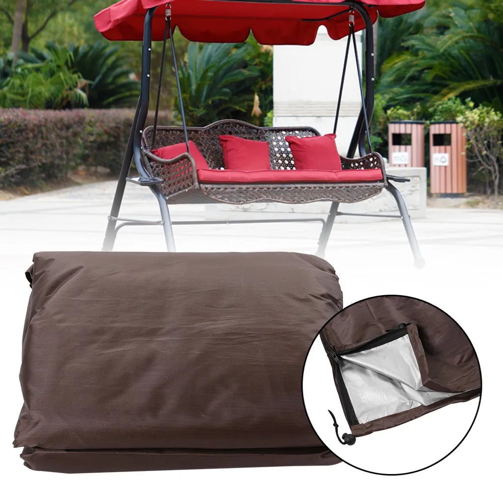 Couverture de balançoire imperméable anti-UV avec fixation coupe-vent pro