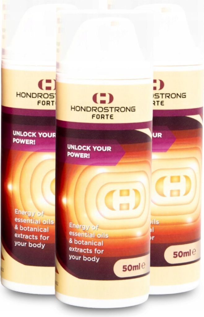 3x Hondrostrong Forte gel per dolori articolari delle ossa Immagine del prodotto 
