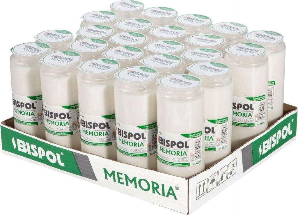 Wkłady do zniczy olejowe BISPOL WO4 84H 24szt. Zdjęcie produktu 