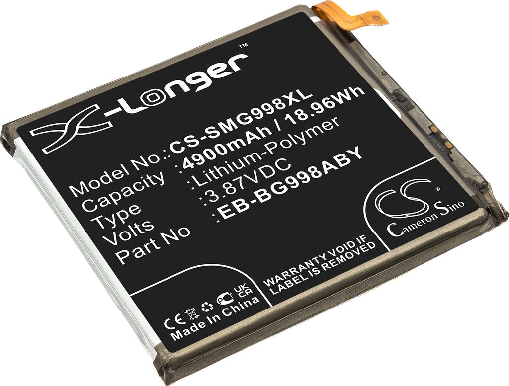 TECHTEK Akku Kompatibel mit [Samsung] Galaxy S21 Ultra, Galaxy S21 Ultra 5G, SC-52B, SGH-N748, SM-G9980, SM-G998A, SM-G998B/DS, SM-G998D, SM-G998N, S