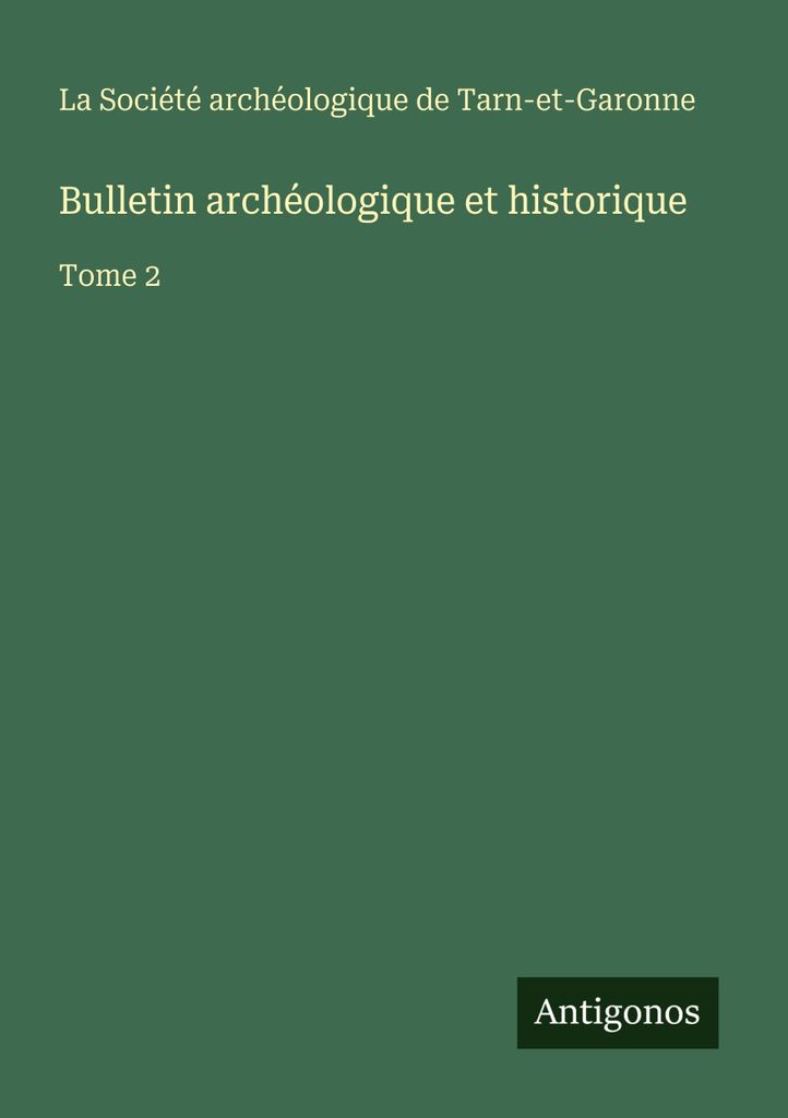 Archäologisches und historisches Bulletin