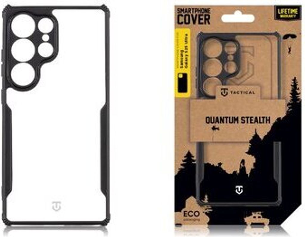 Tactical Back Cover Quantum Stealth Galaxy S25 Ultra clear/black