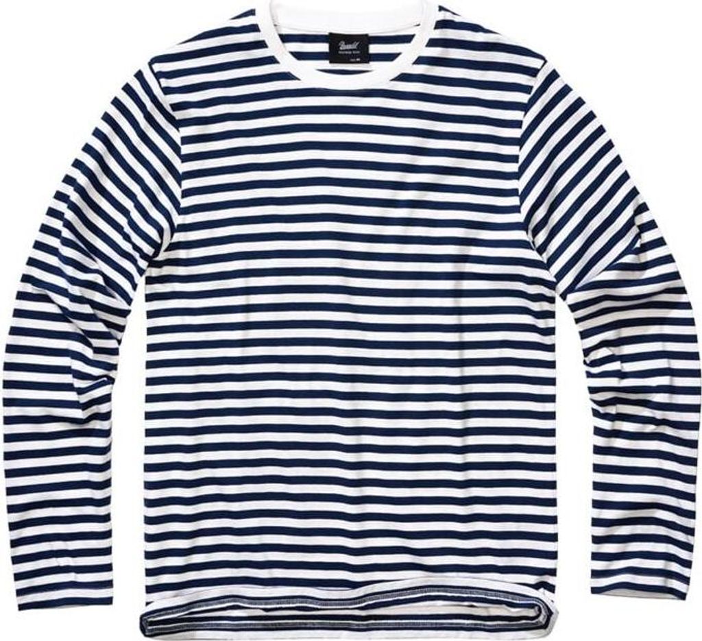 Brandit Langarmshirt Herren Ringelshirt Longsleeve Produktbild 