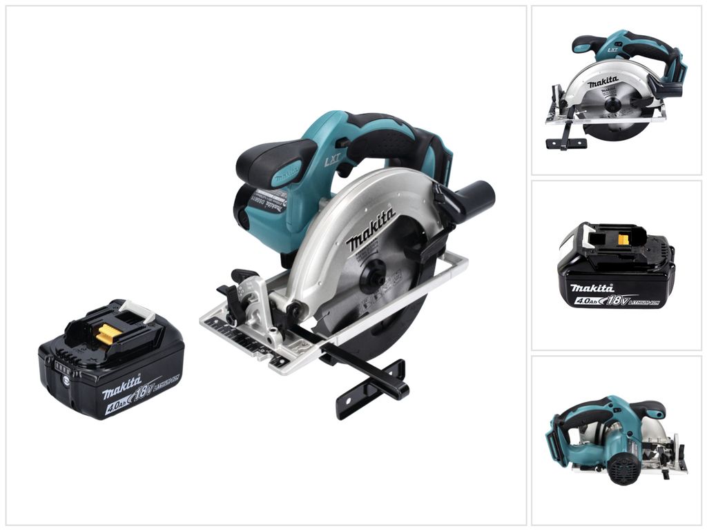 Makita DSS 611 M1 Akku Handkreissäge 18 V 165 mm + 1x Akku 4,0 Ah - ohne Ladegerät