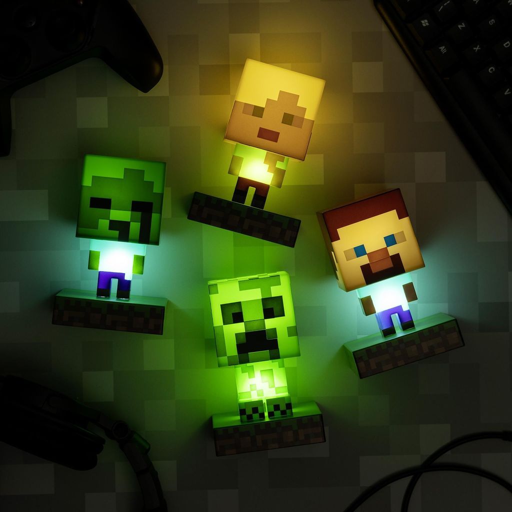 Zombie ikona lampy Minecraft Obrázok produktu 3