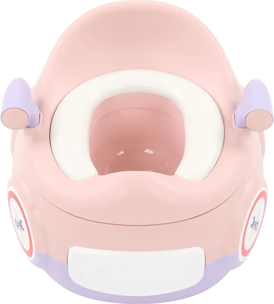 Pot pour bébé multifonction forme voiture violet avec coussin PU doux - 3