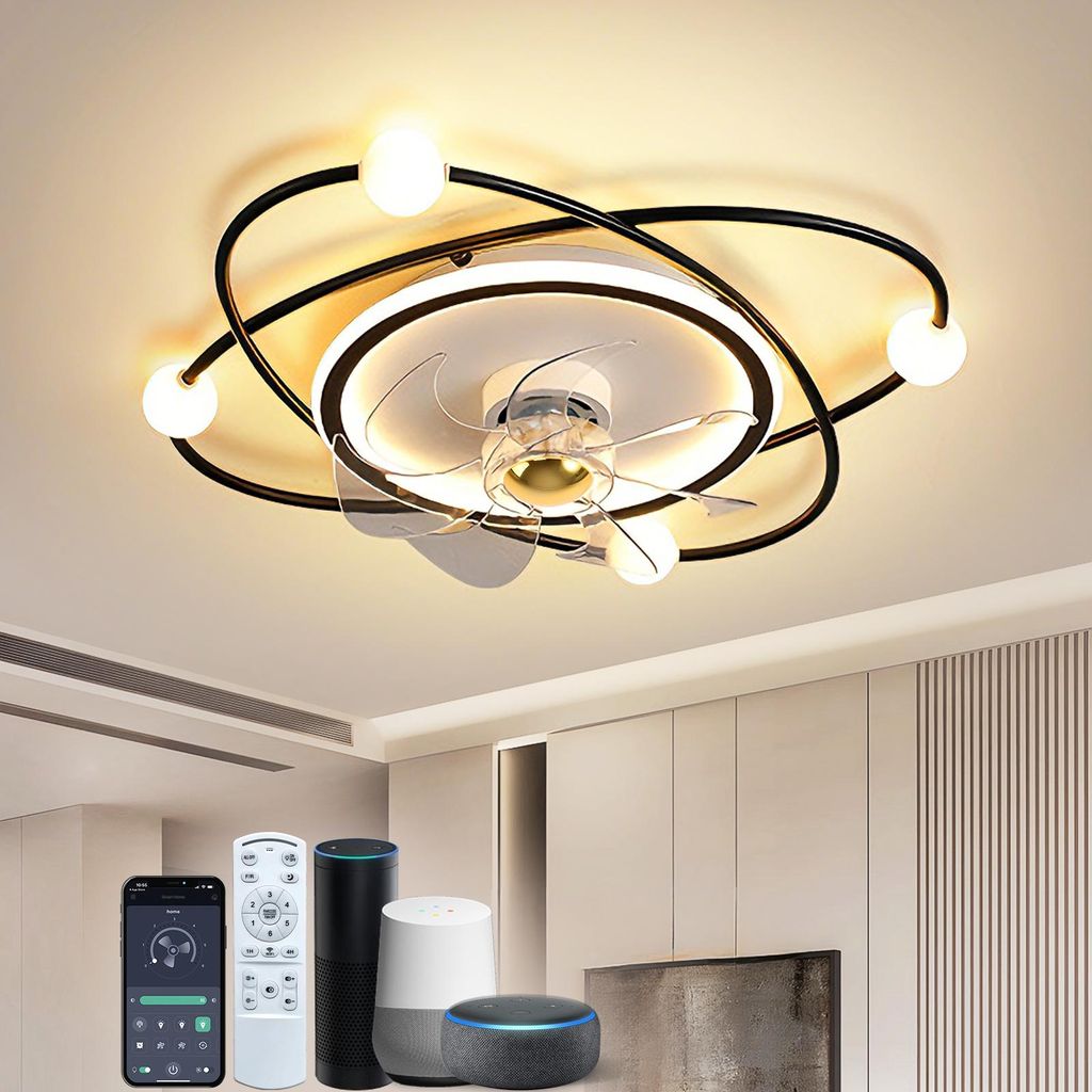 RRBEST Leise Deckenventilator mit Beleuchtung Kompatibel Produktbild 