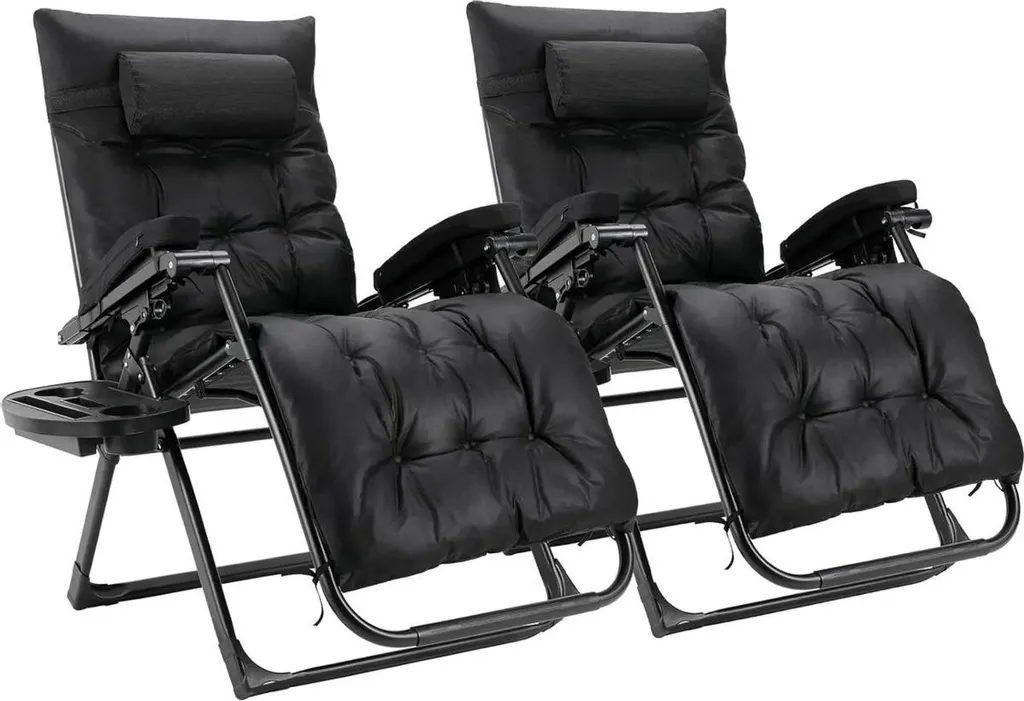 Chaise de camping pliable et fauteuil de jardin relax pour balcon et terrasse