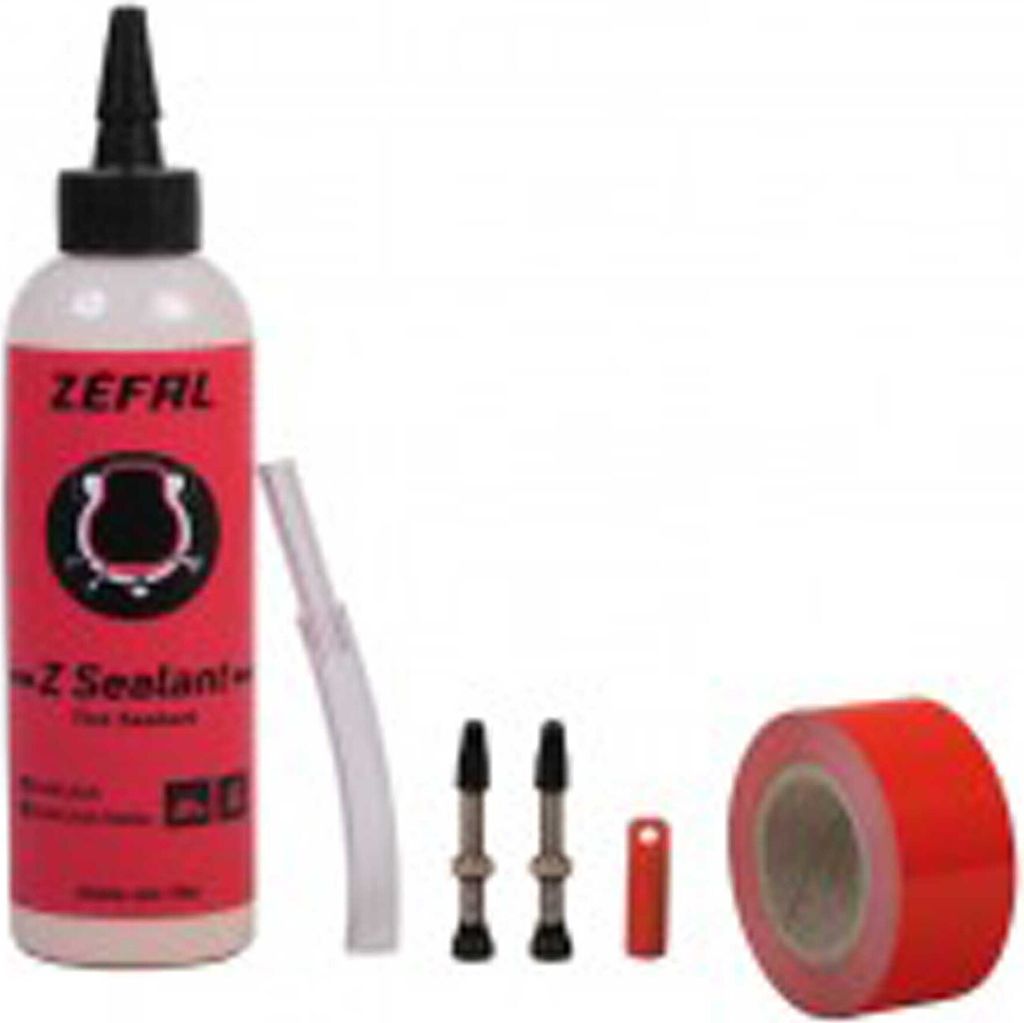 Zefal Tubeless Kit 20mm ZSealant+Tubelessklebeband+Ventile
