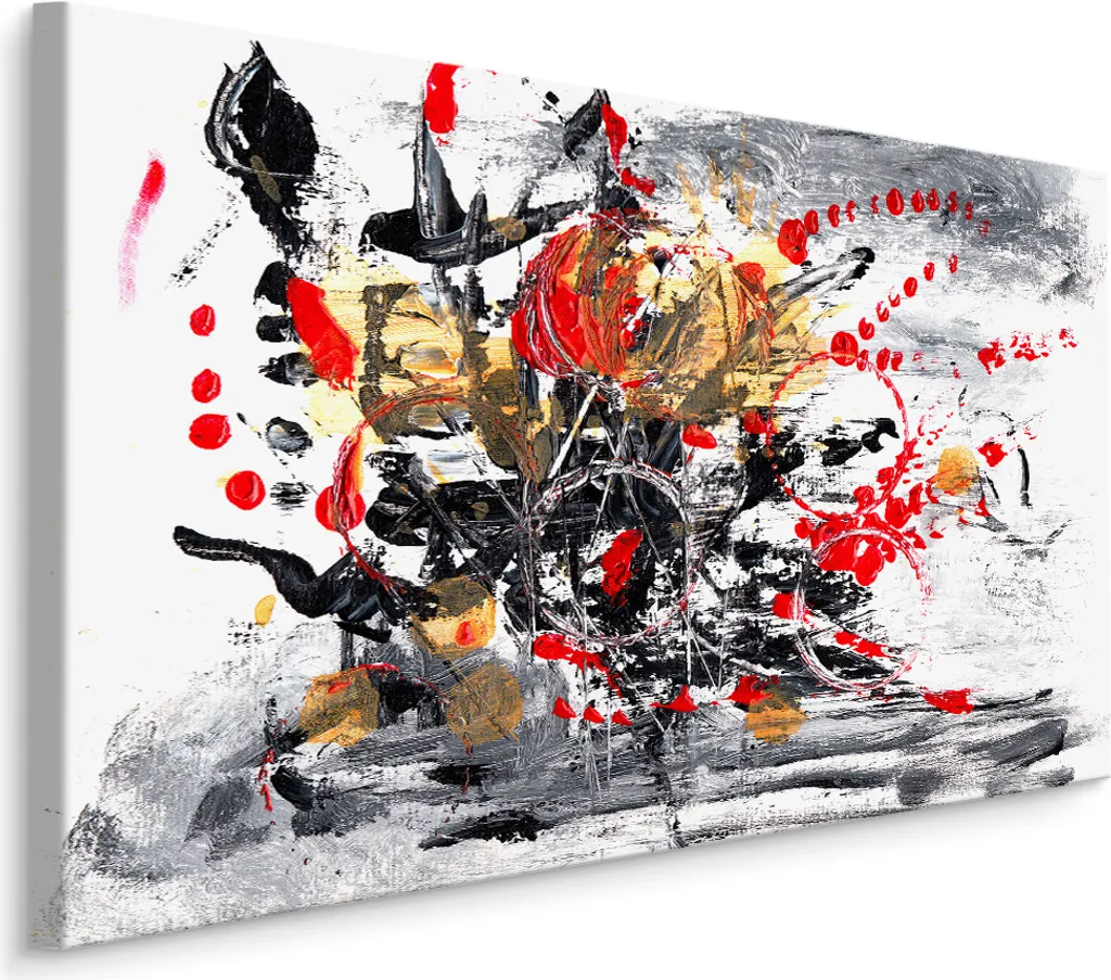 Quadro Moderno Astratto 120x80 XXL: Decorazione Murale di Design su Tela