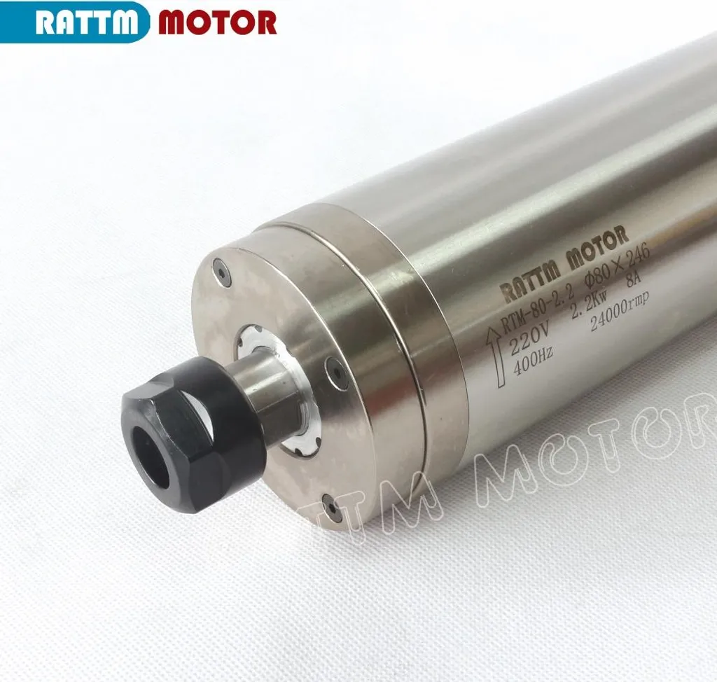 Moteur CNC haute précision avec concentricité inférieure à 0,01 mm
