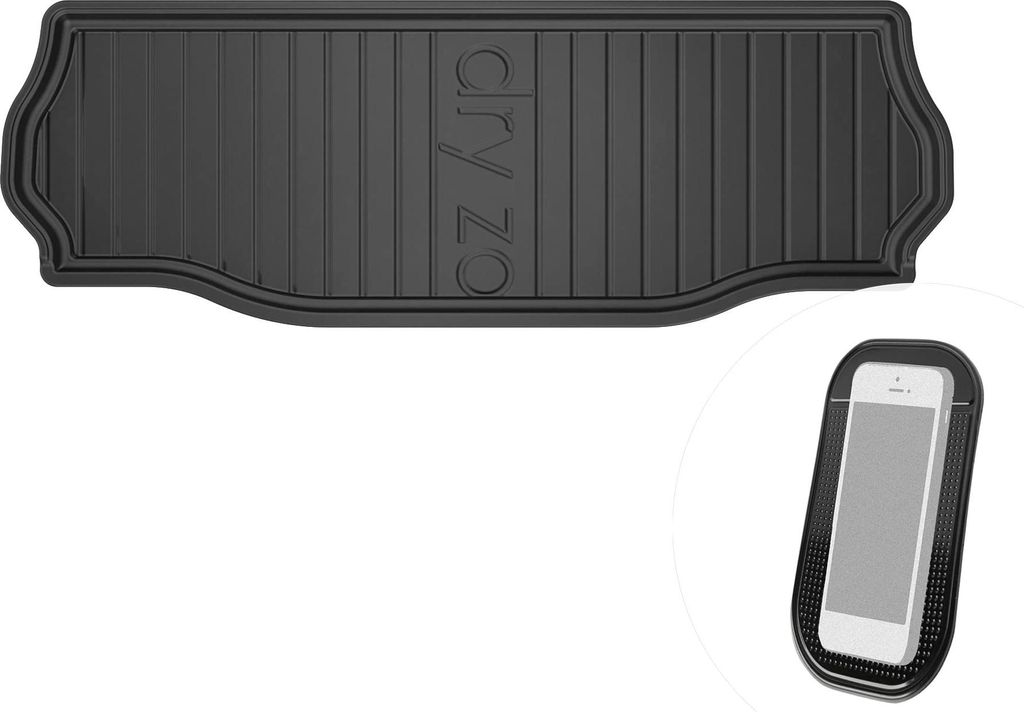 moto-MOLTICO Gummi Kofferraumwanne Kofferraummatte passend für Jeep Wrangler JK 2007-2018