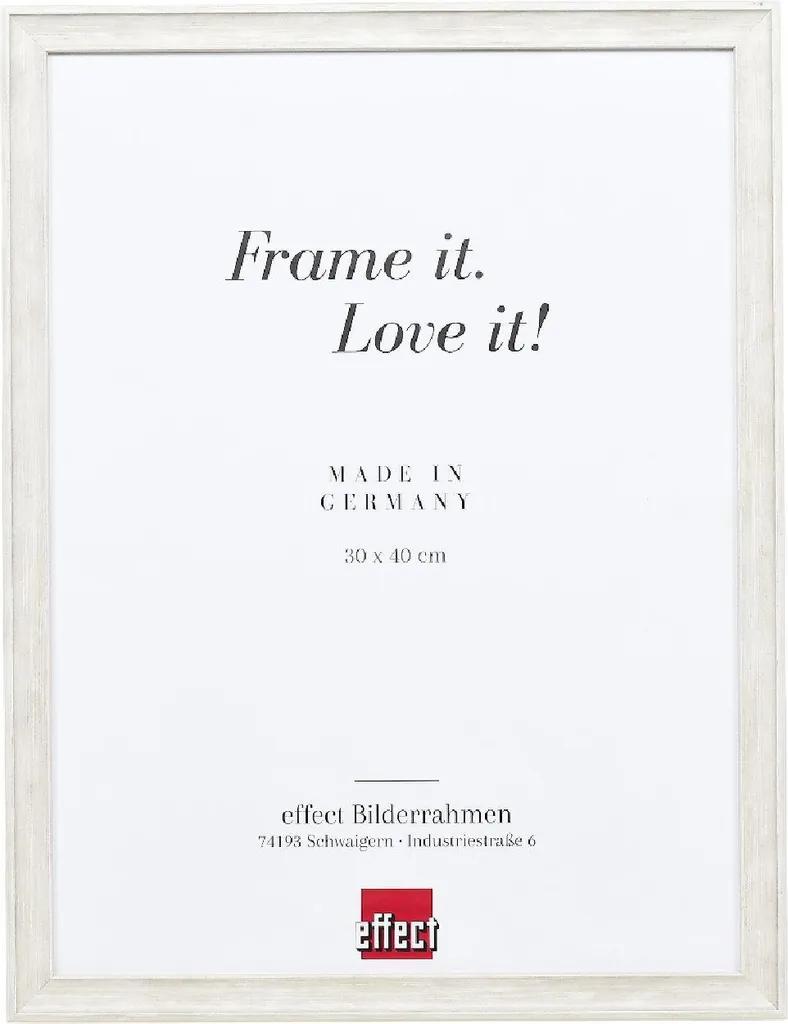 Cornice Tradizionale Legno Bianco 20x28 | Vetro Antireflex Profilo 2070