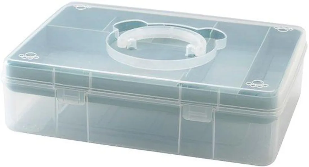 Organisateur de bureau pour feutres et stylos avec rangement vertical bleu