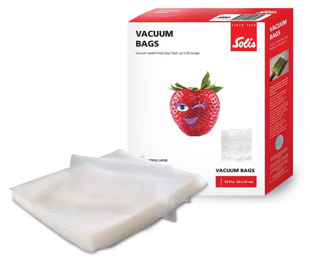 Solis 7611210922612, Vrecká na vákuové balenie, Priehľadná, Obrázok produktu 
