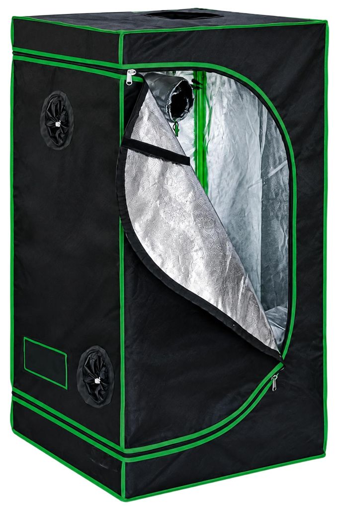 Growbox Zuchtzelt Indoor mit 3-in-1 Messgerät, lichtdicht, Produktbild 
