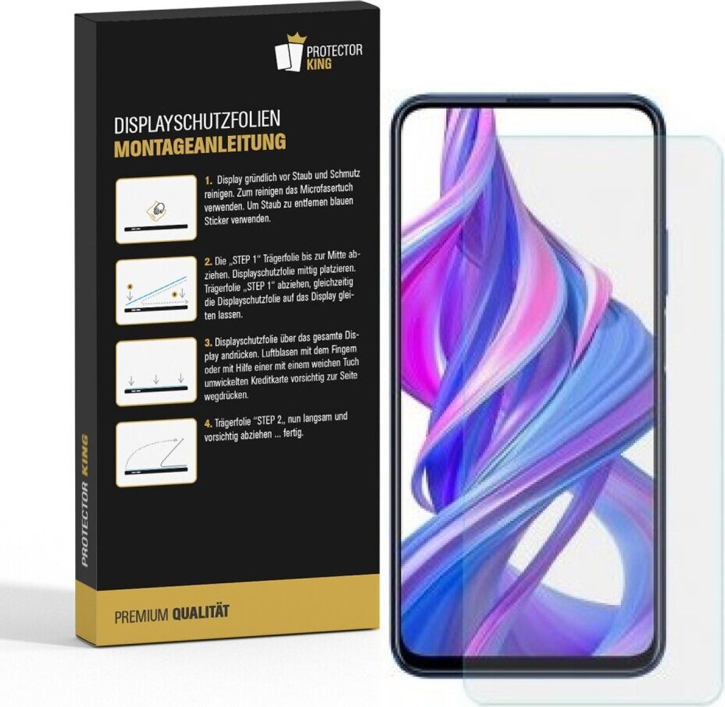 2x Panzerfolie für Huawei Honor 9X ANTI-SCHOCK Produktbild 