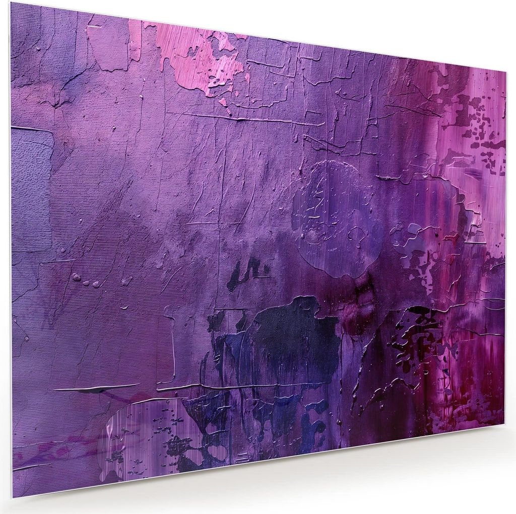 Glasbild 120x90cm in XXL für Wohnzimmer, Schlafzimmer Motiv Abstrakte Textur
