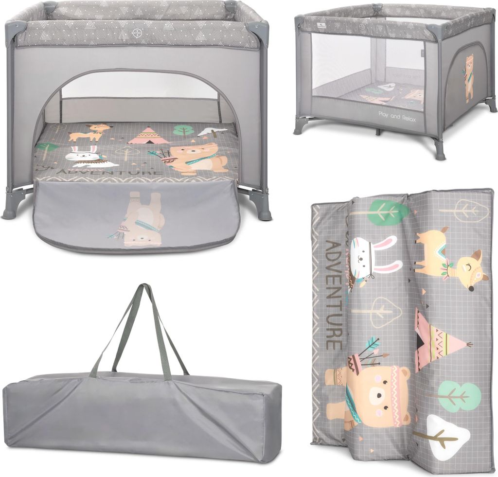 Lorelli Play’n Relax cestovná postieľka & ohrádka 100x100 – Obrázok produktu 