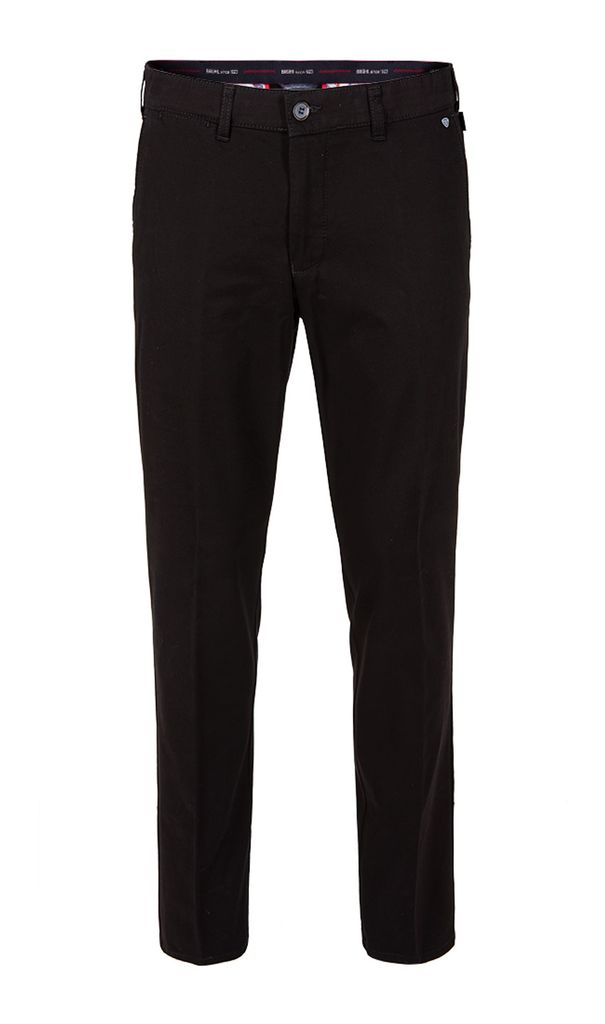 Brühl - Comfort Fit - Herren Chino Hose, London (0643183830100), Größe:64, Farbe:Schwarz (999)