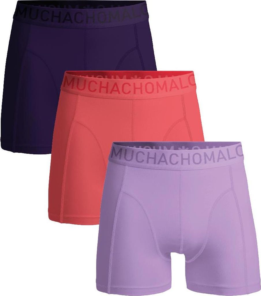 Muchachomalo Herren Boxershorts – 3er Pack – Microfaser & Stretch – Leichte Sport-Unterwäsche – Größe M - MICROFIB1010-35