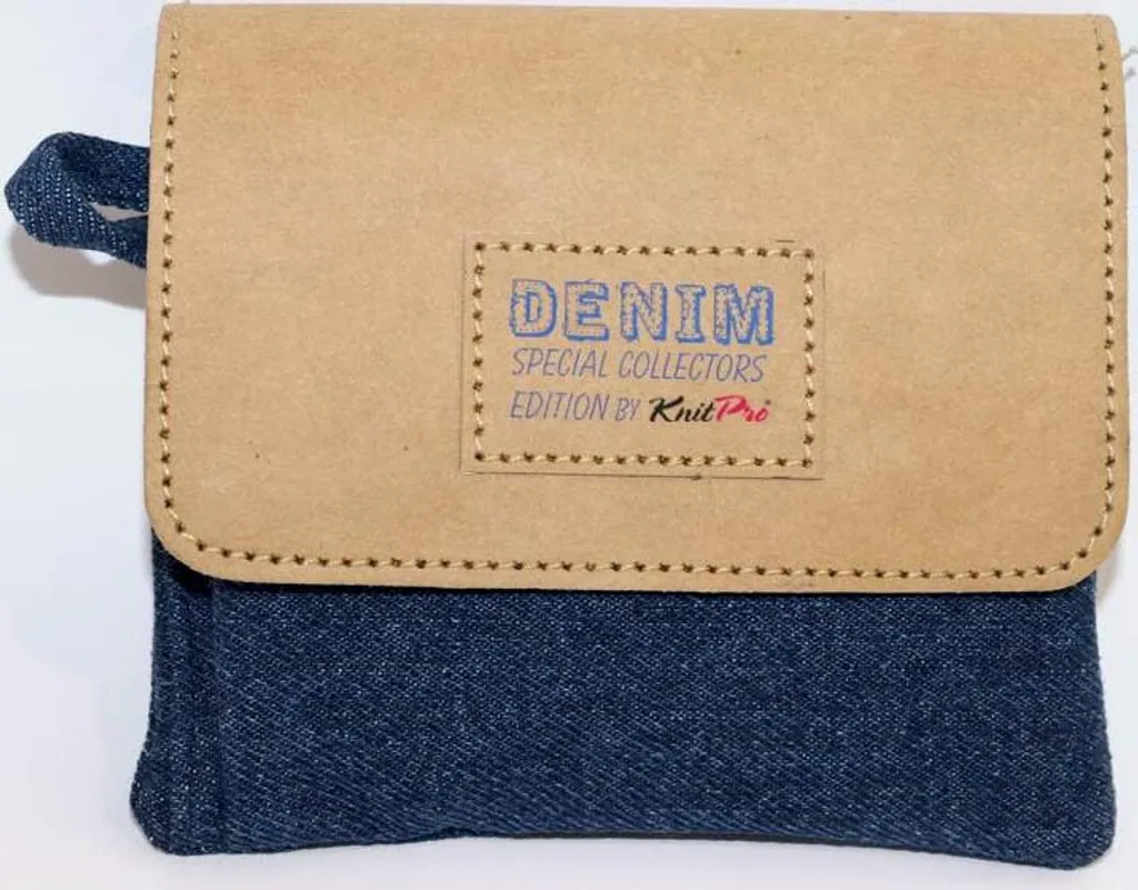 KnitPro Indigo Wood Mini Denim Kit Aiguilles Circulaires Interchangeables