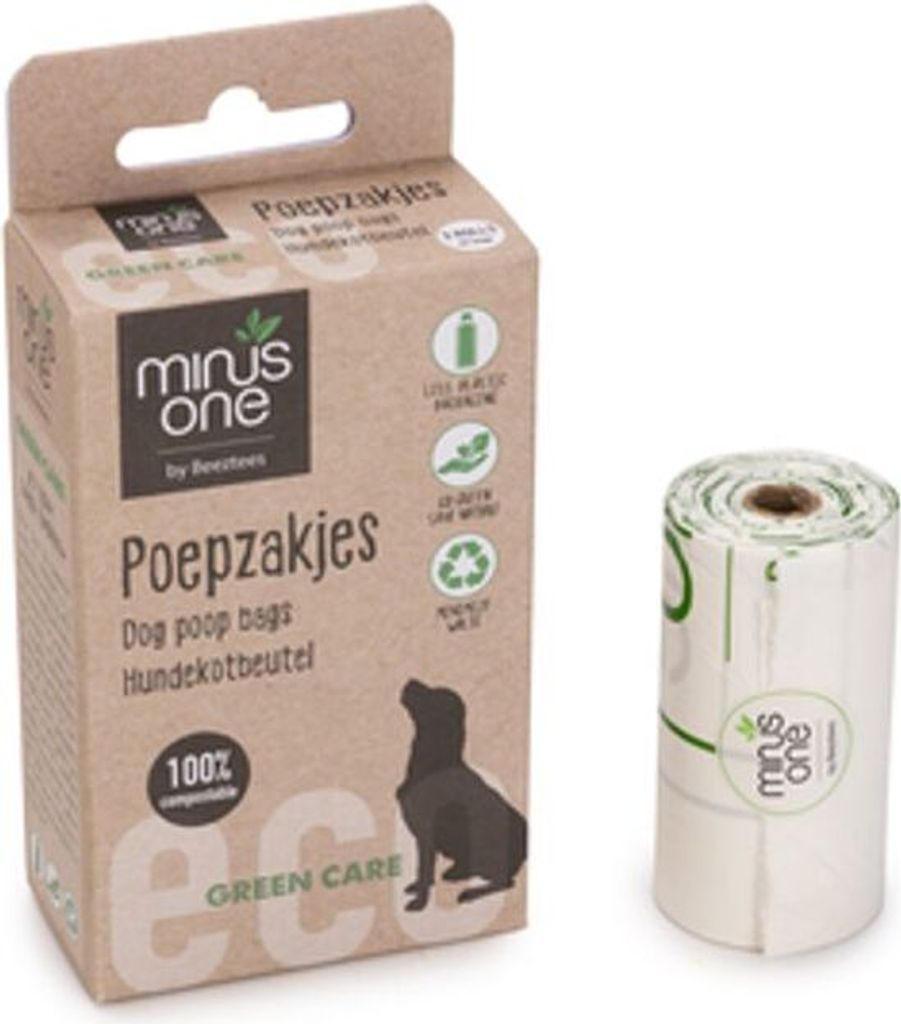 Beeztees Minus One Kotbeutel Hund 3x15 Stück