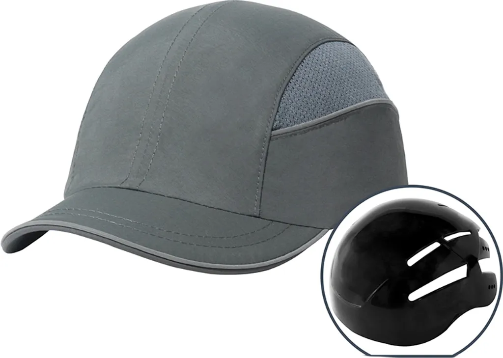 INF Casquette anti-choc légère Confort respirant Gris Taille L Modèle 1