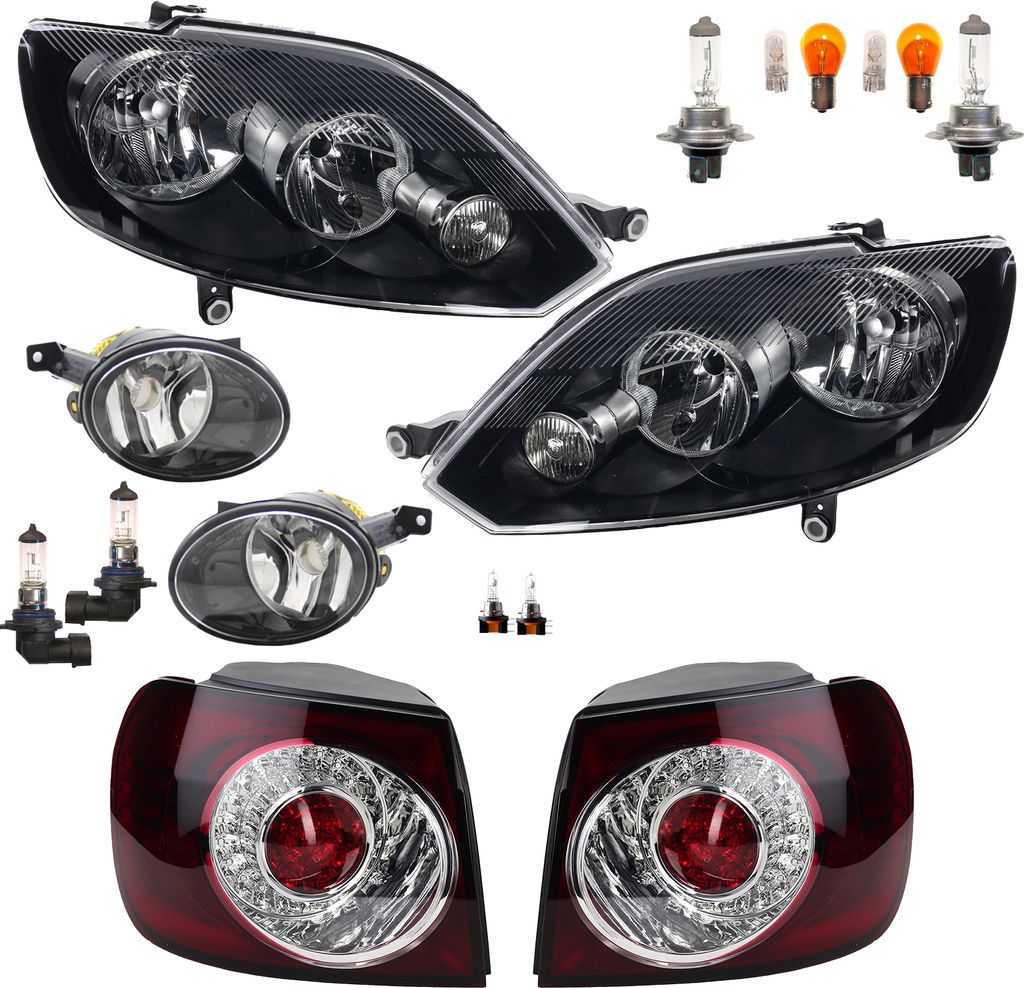 Johns, Scheinwerfer Osram Night Breaker Laser Heck Nebel passend für VW Golf Plus L R 5M1941005G 5M1941029G 5M1941006G 5M1941030G 5K0941700 5K0941...