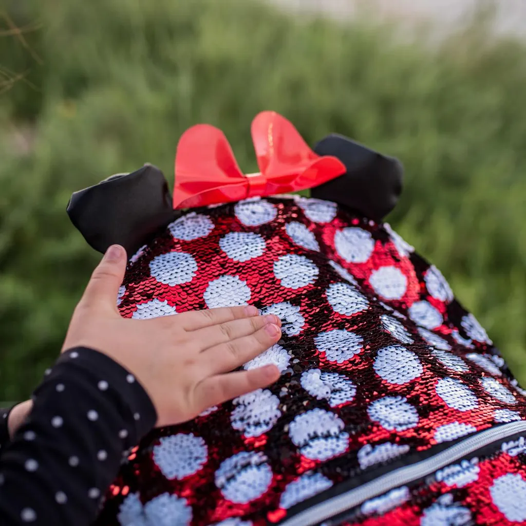 Sac à dos Minnie Mouse avec bretelles ajustables et dos confort - 12
