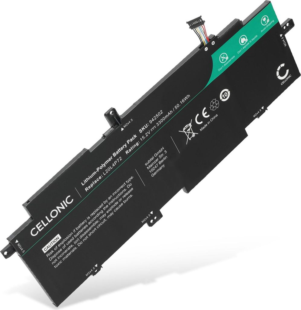 CELLONIC 1x Akku für Notebook Kompatibel mit Lenovo Produktbild 