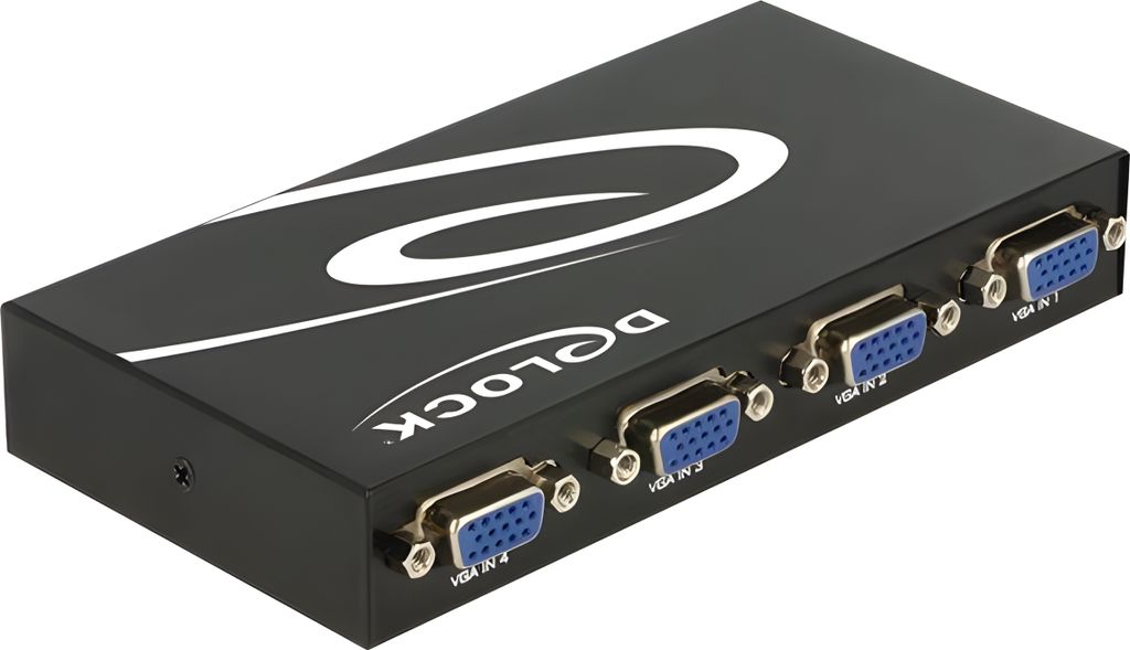 Delock Switch VGA 4 port manual bidirectional Obrázek produktu 